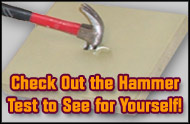 See why the hammer test proves our finishing system - Poly Armor Polymer!