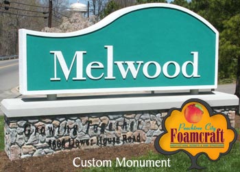 Peachtree City Foamcraft Signs Custom Gallery Monument Sign