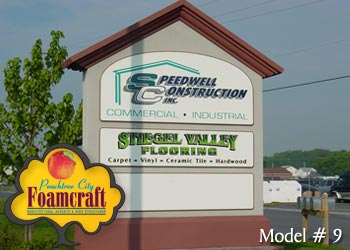 Peachtree City Foamcraft Signs Standard Model #9