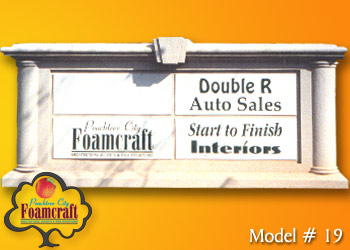 Peachtree City Foamcraft Signs Standard Model #19