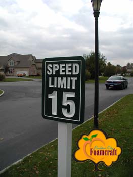 Peachtree City Foamcraft Signs PVC Street Signs Gallery